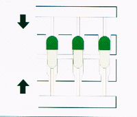 Join capsules together by upper and lower closing pins.